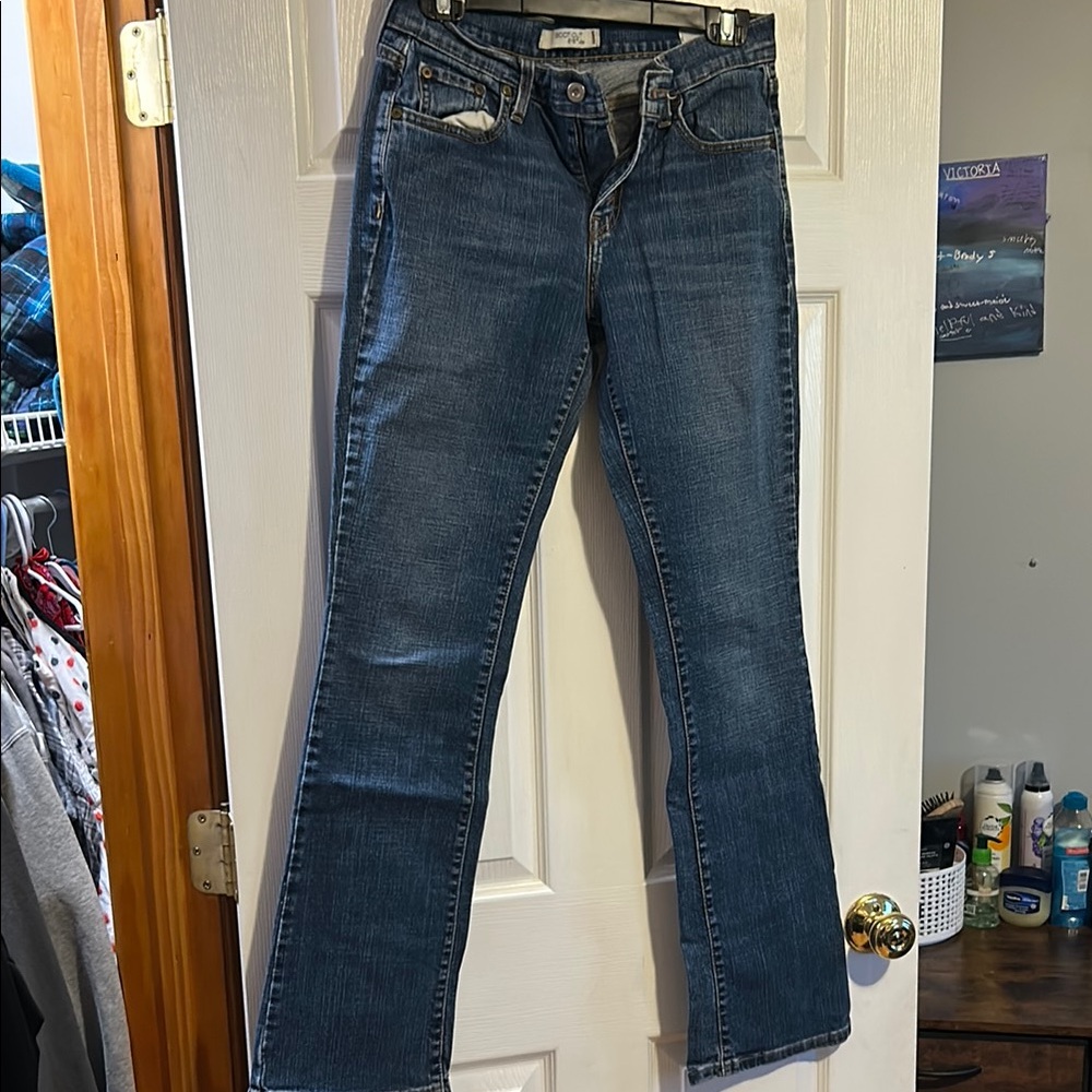 Levi's Blue Boot Cut Jeans Classic Style